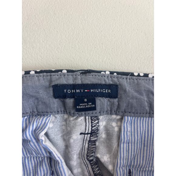 Tommy Hilfiger Navy Blue and White Floral Pants Size 8 - Picture 5 of 12
